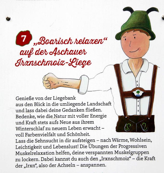 Boarisch relaxen auf dem Entschleunigungsweg Boarisch relaxen auf dem Entschleunigungsweg