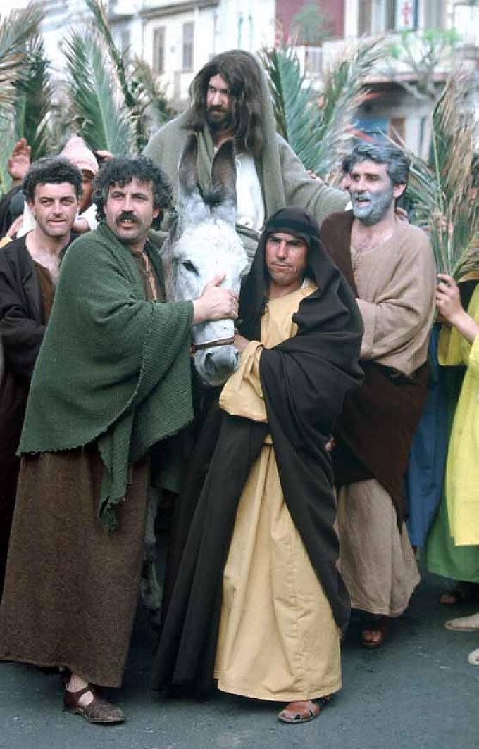 Palmsonntagsprozession in Partanna-Mondello. Palmsonntagsprozession in Partanna-Mondello.