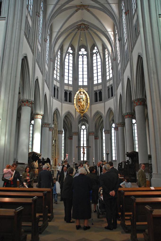Das Westfenster des Altenberger Doms ist das größte gotische Kirchenfenster nördlich der Alpen