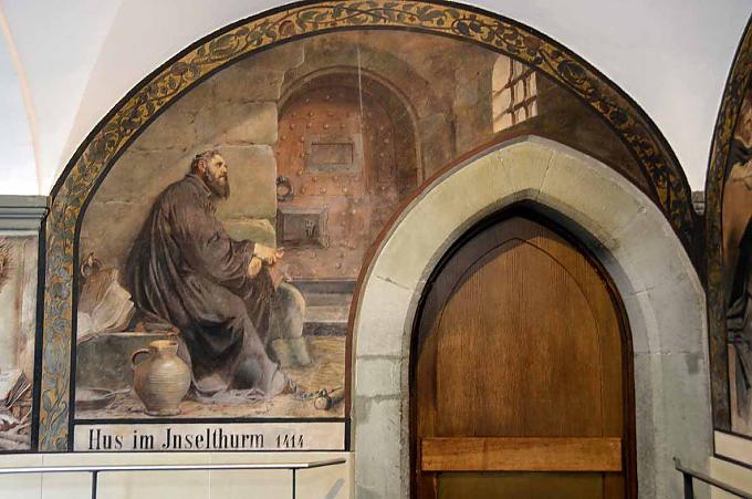  Hus-Gemälde im Dominikanerkloster/Steigenberger