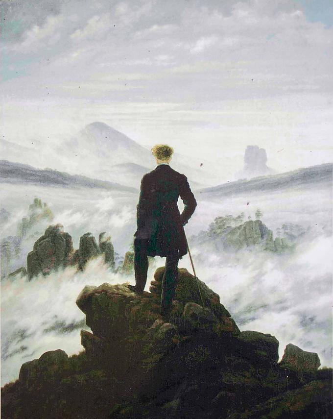 Der Wanderer über dem Nebelmeer Der Wanderer über dem Nebelmeer