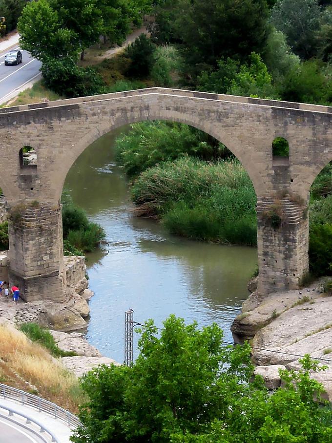 Manresa. Ignatius-Brücke Kloster Montserrat.