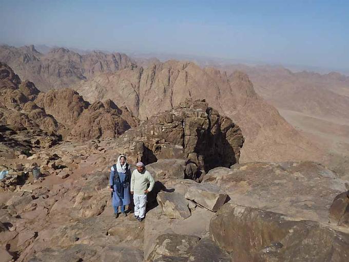 Ramadan El-Gebelieh, Fremdenführer mit einem Touristen Ramadan El-Gebelieh, Fremdenführer mit einem Touristen