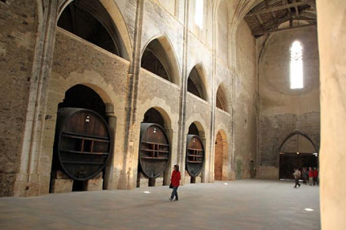 Abbaye de Valmagne Ausblick Queribus