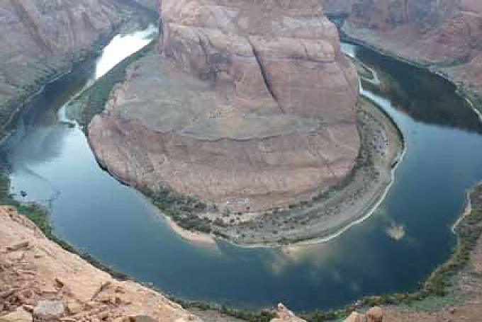 Hufeisen-Biegung des Colorado River bei Page Hufeisen-Biegung des Colorado River bei Page