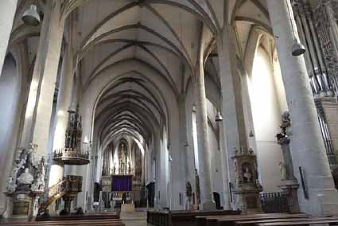 Kirchenschiff des Eichstätter Doms Kirchenschiff des Eichstätter Doms
