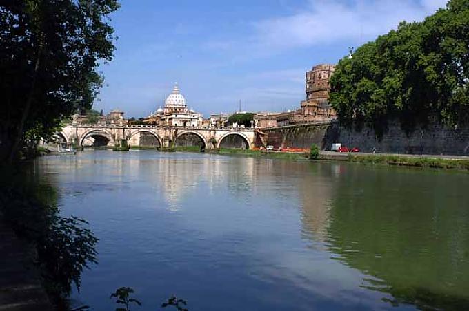 Die Engelsbrücke in Rom Die Engelsbrücke in Rom