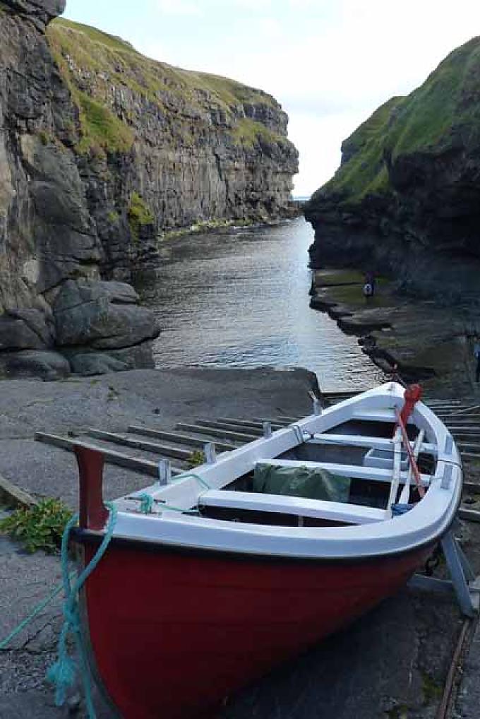 Naturhafen in Gjogv Naturhafen in Gjogv