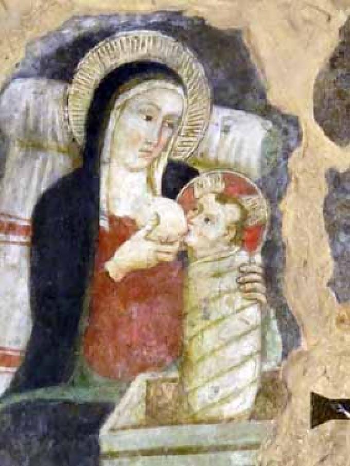 Maria stillt das Kind Maria stillt das Kind