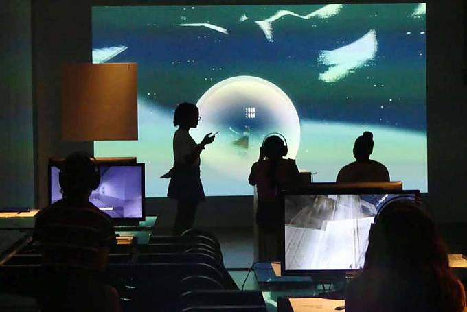 Computerspiele im ZKM-Museum Botanischer Garten