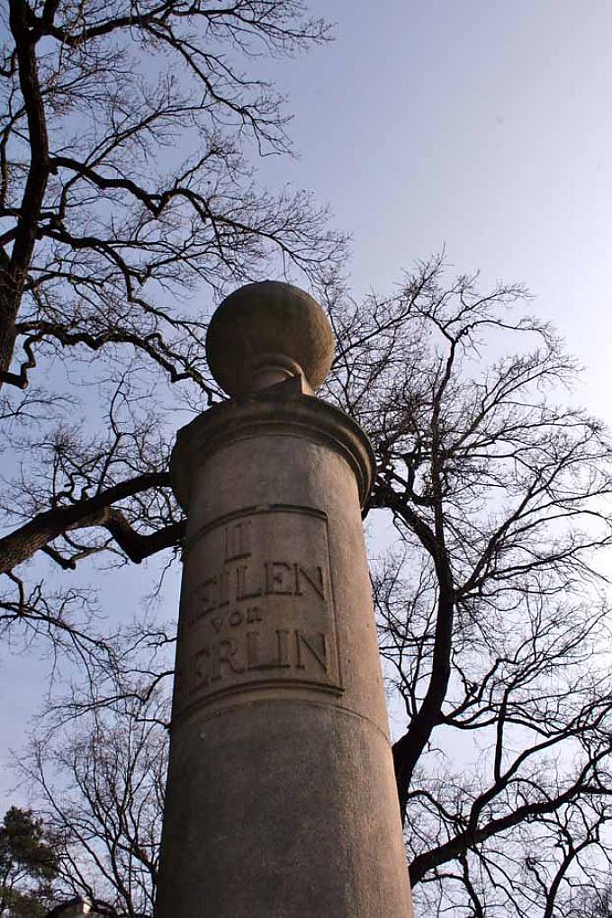 Meilenstein III Meilen von Berlin