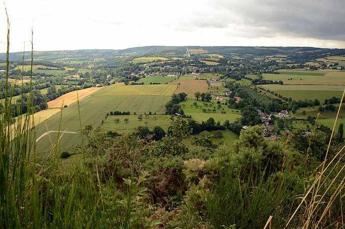 Auf dem Le Pain du Sucre, Clécy An der Alabasterküste zwischen Fécamp und Etretat