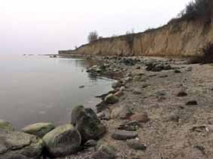 Steilküste bei Klein Zicker Prora im Wandel. Die "längste Galerie der Welt"