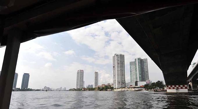 Fluss Chao Phraya in Bangkok Fluss Chao Phraya in Bangkok