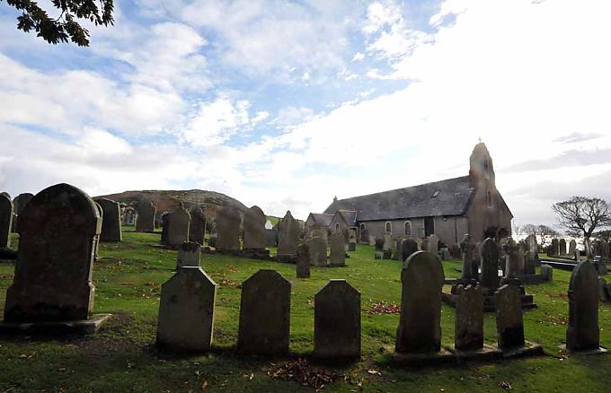 Kirche und Friedhof Leuchtturm