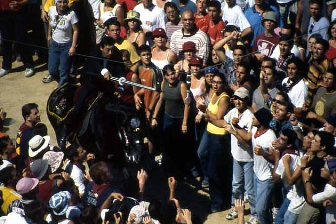 Reiterspiele Hausbesuche in der Altstadt