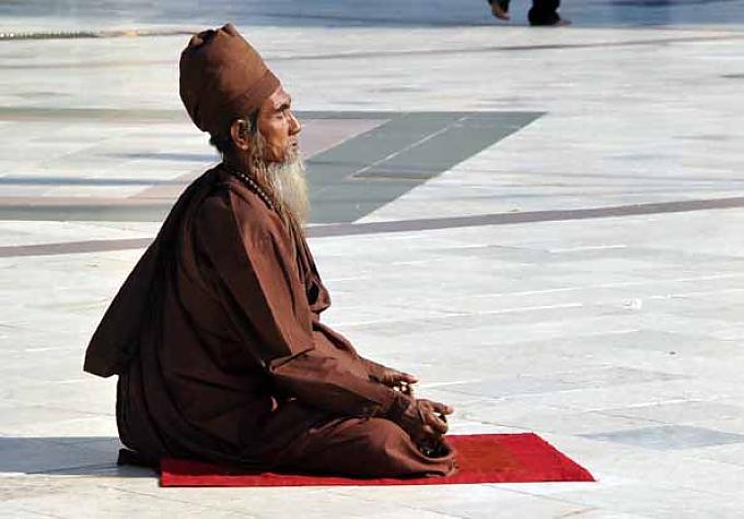 Meditierender Mönch Meditierender Mönch