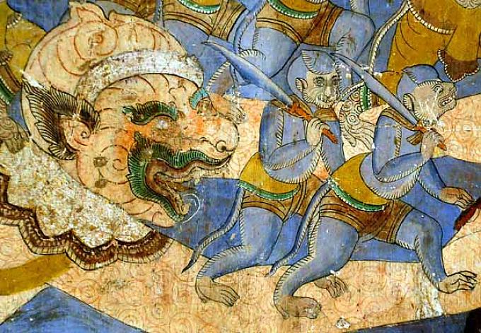 Heldensagen an die Wand gemalt Heldensagen an die Wand gemalt