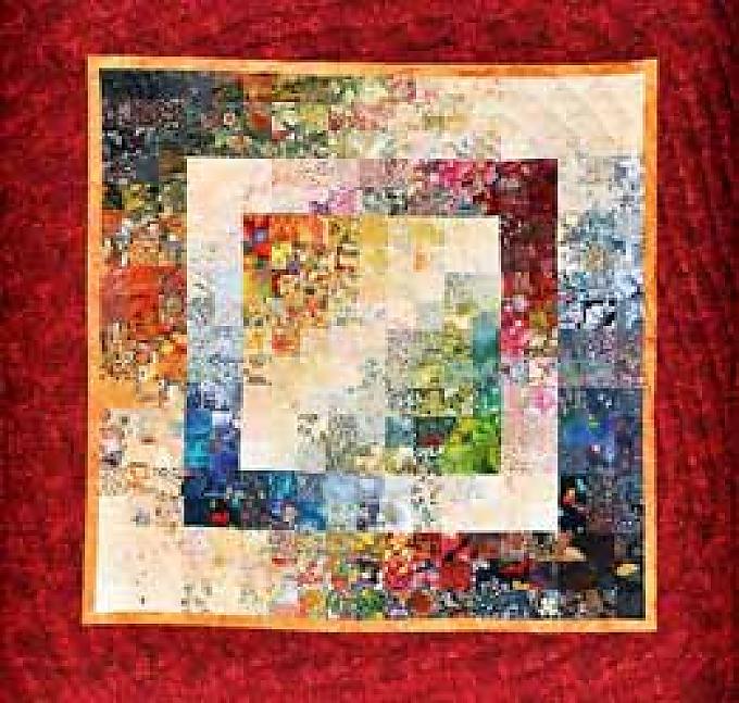 Bunte Patchworkdecke. Bunte Patchworkdecke.