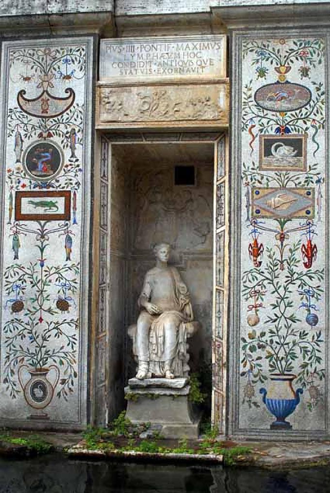 Mosaik am Casina Pio IV. Mosaik am Casina Pio IV.