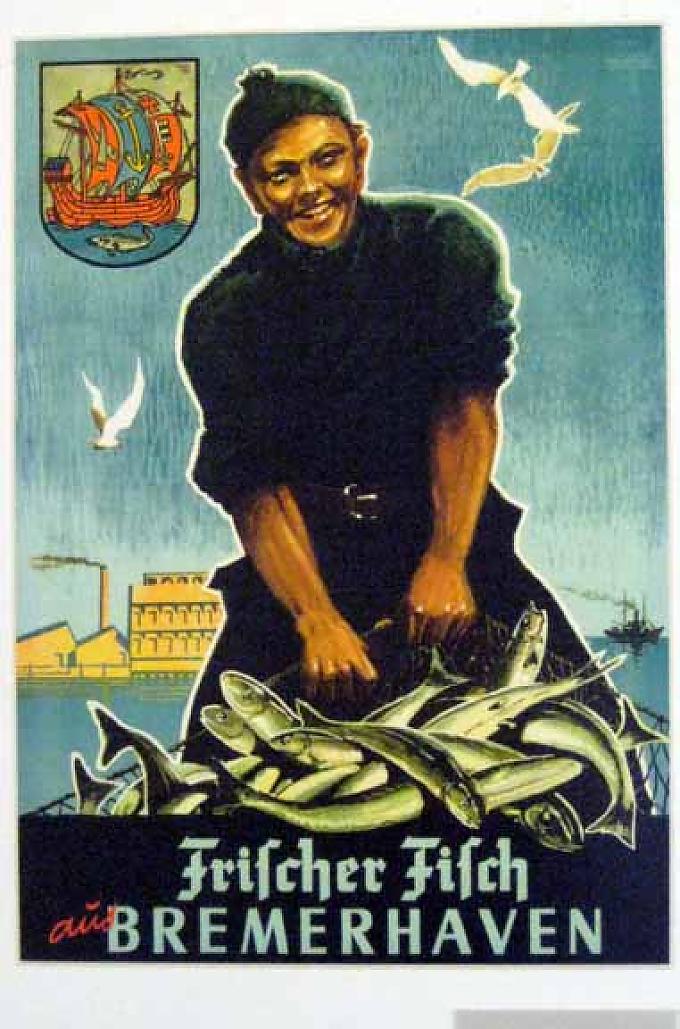 Historisches Museum mit Werbeplakaten Historisches Museum mit Werbeplakaten