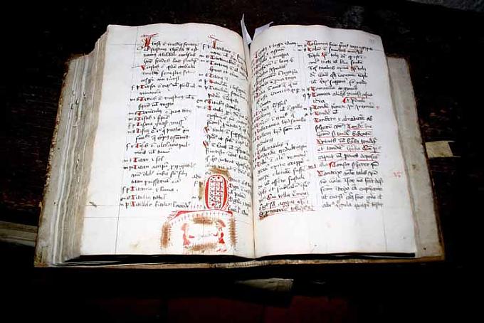 Bücherstube des Mittelalters Bücherstube des Mittelalters