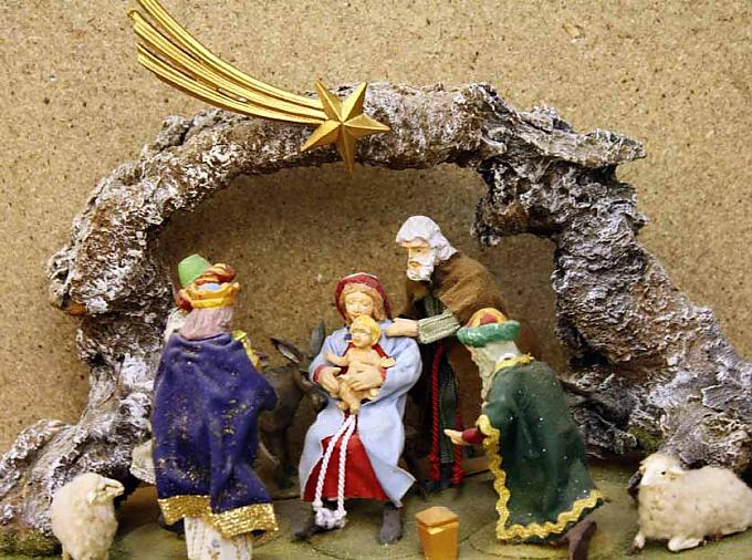 Anbetung durch die Heiligen drei Könige. Anbetung durch die Heiligen drei Könige.