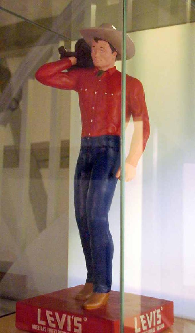 Cowboy in Jeans Levi Strauss