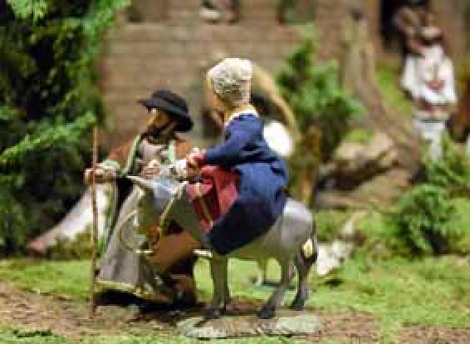 Ochs und Esel am richtigen Platz Ochs und Esel am richtigen Platz