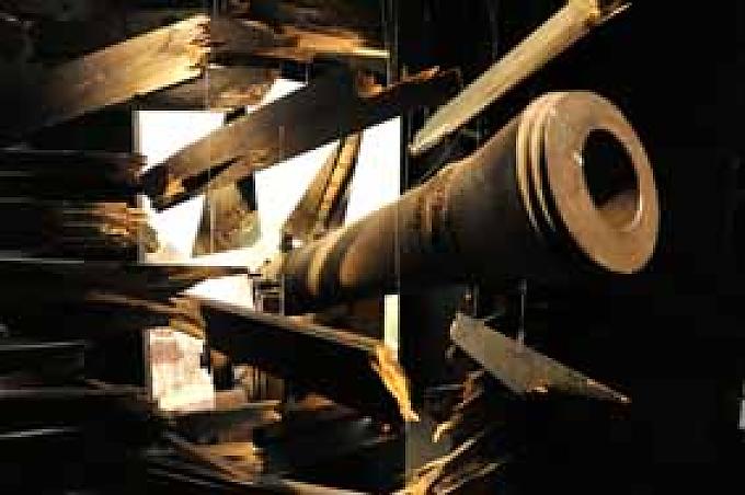 Kanone im Strandgutmuseum Kanone im Strandgutmuseum