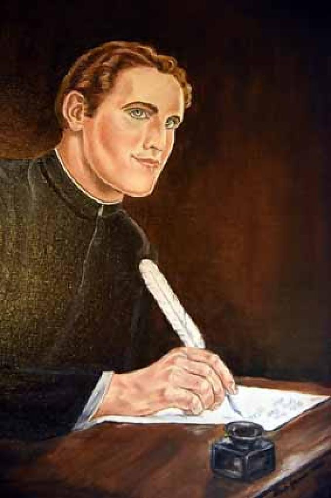 Mohr im Museum Mehrdenkmal vor der Kirche