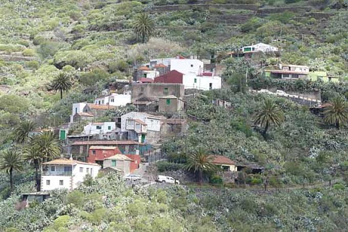 Kleine Siedlung in der Masca-Schlucht Kleine Siedlung in der Masca-Schlucht