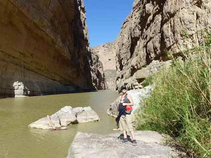 Durchbruch des Rio Grande im San Elena Canyon Durchbruch des Rio Grande im San Elena Canyon