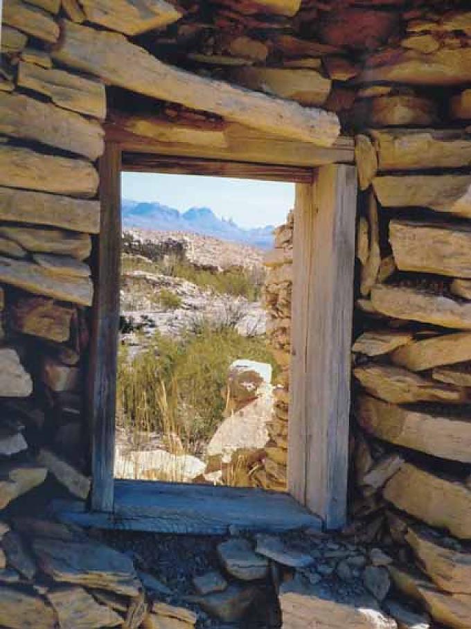 Texanische Landschaft im Big Bend Texanische Landschaft im Big Bend