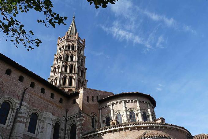 Anlage der Basilika St. Sernin Anlage der Basilika St. Sernin