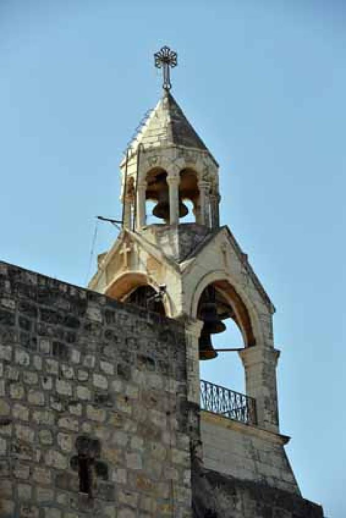 Turm der Geburtskirche in Bethlehem. Turm der Geburtskirche in Bethlehem.