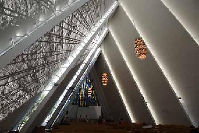 Innenansicht der Eismeerkathedrale Innenansicht der Eismeerkathedrale