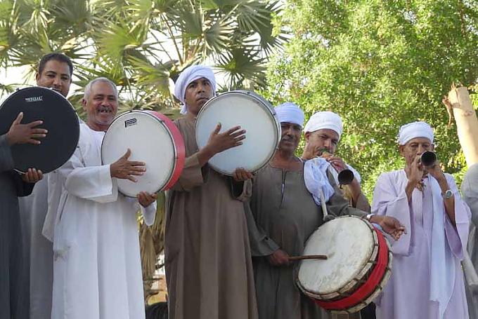 Musikergruppe in Luxor 