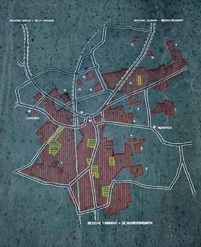 Stadtplan mit Grenzen 