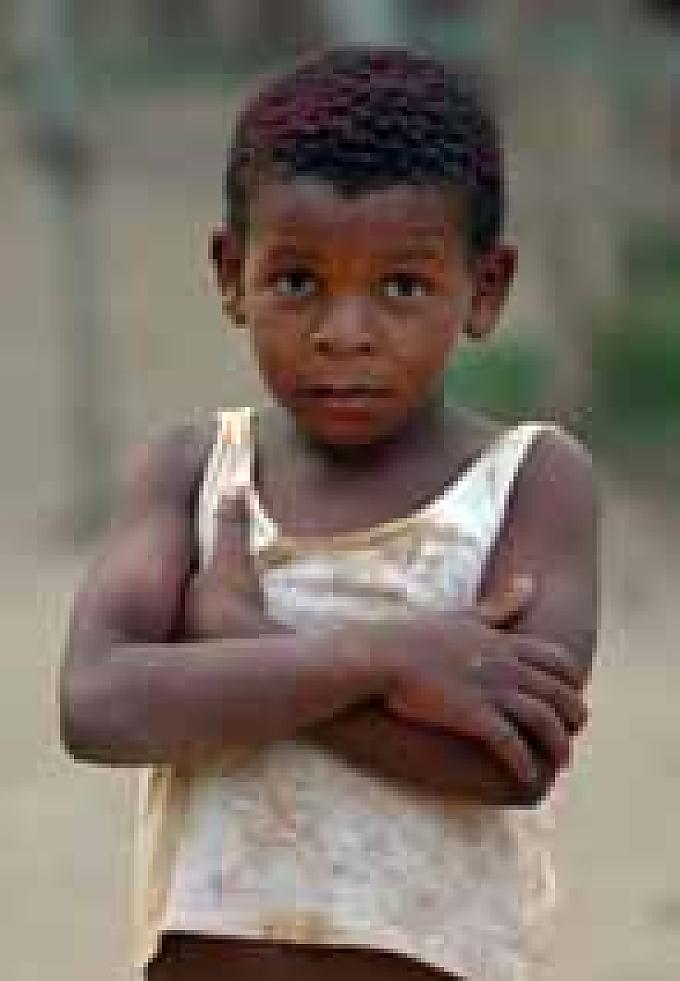 Ein Junge beim Spieltreff. Ein Junge beim Spieltreff.