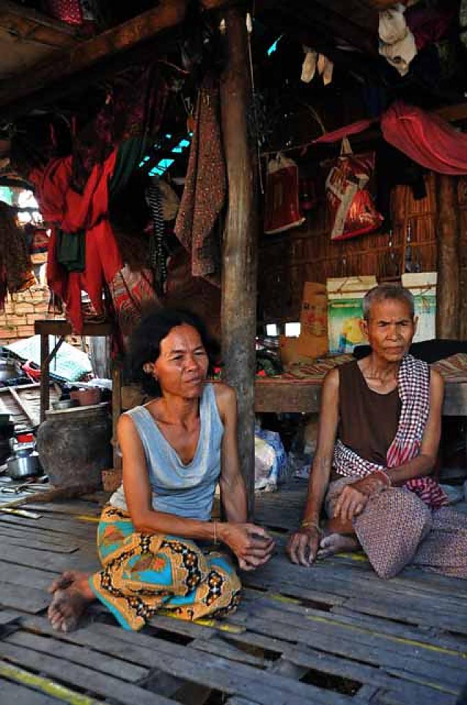 Yorn und ihre Mutter Yorn mit Oum