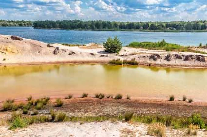 Wo früher Braunkohle gebaggert wurde, erstrecken sich heute Landschaftsparadiese von bizarrer Schönheit Ralf Donat hat den Hut auf in Heinz Sielmanns Naturlandschaft Wanninchen