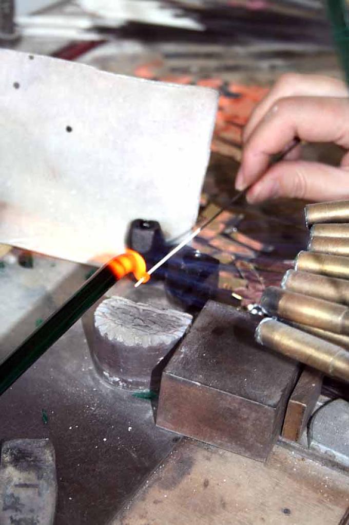 Drehen der Perlen Drehen der Perlen