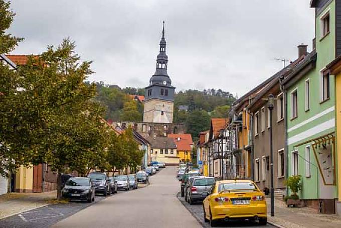 Schiefer Turm, schräges Bild