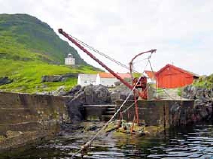 Alter Hafen an der Nordwestspitze von Runde.