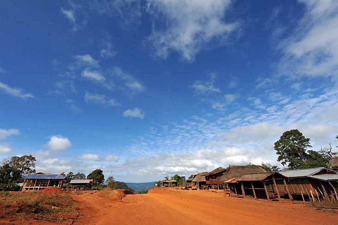  Das 300-Seelen-Dorf Dak Choeng im Hochland von Laos