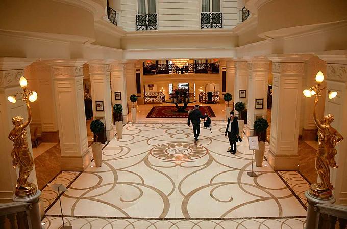 Lobby des Hotels