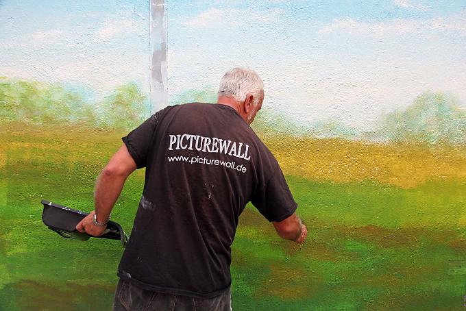 Der malende Motorradpolizist Ralf Kess 