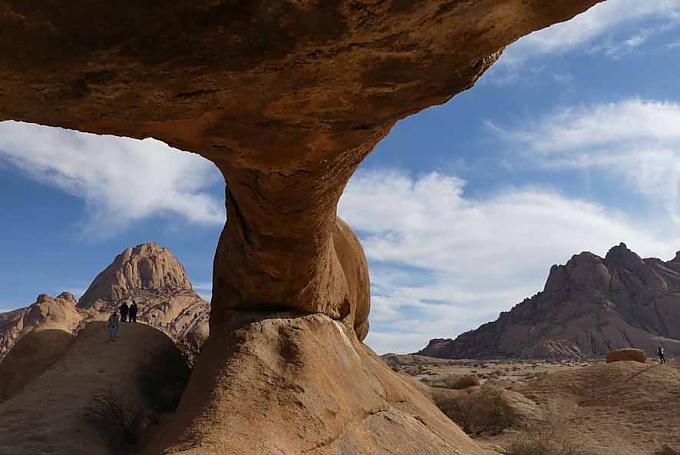 Wüstenflimmern der Wanderdünen