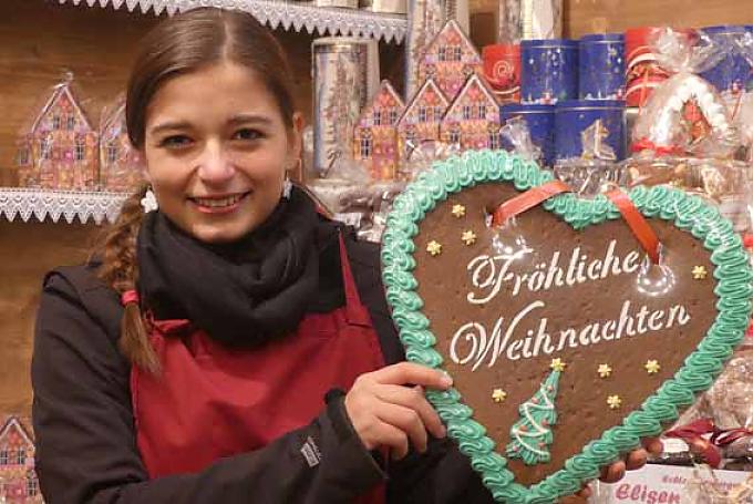 Weihnachtswünsche im Lebkuchenformat